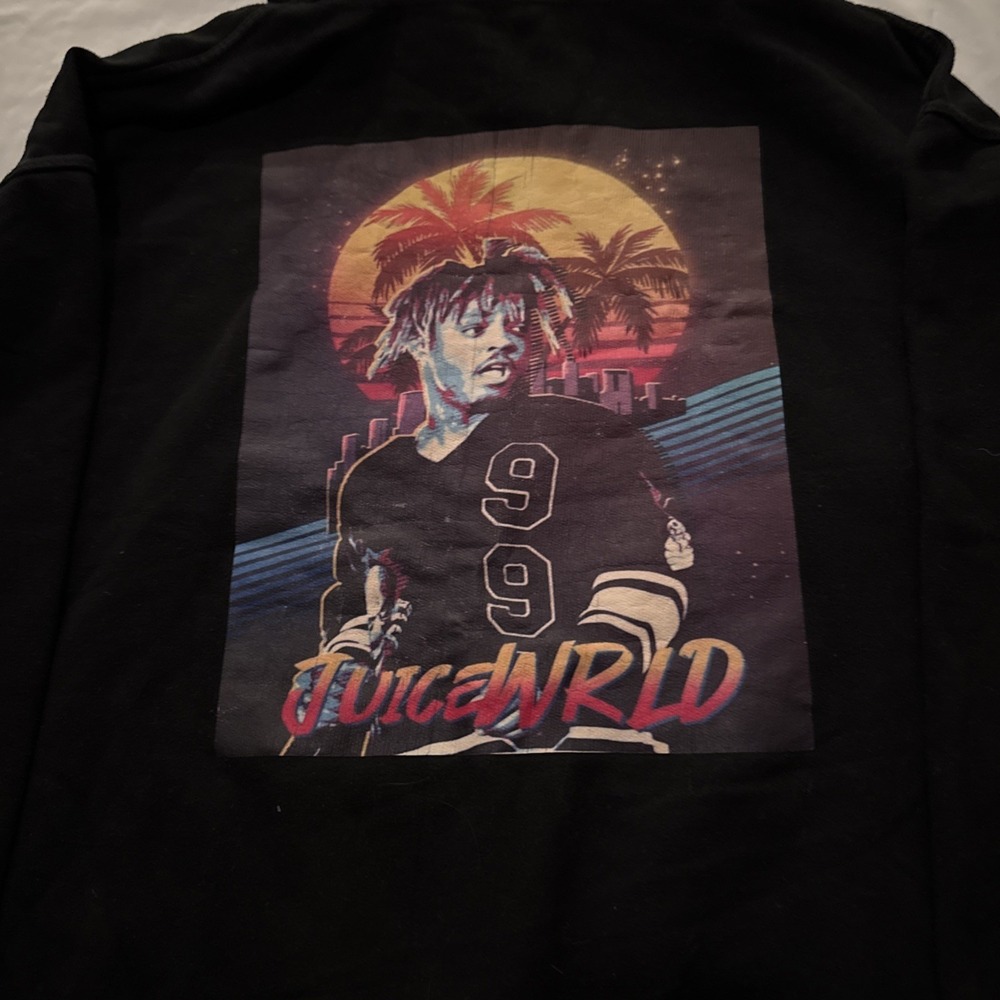 Black Juice WRLD hoodie 999 By Jon Lauren Size Large - Picture 2 of 4